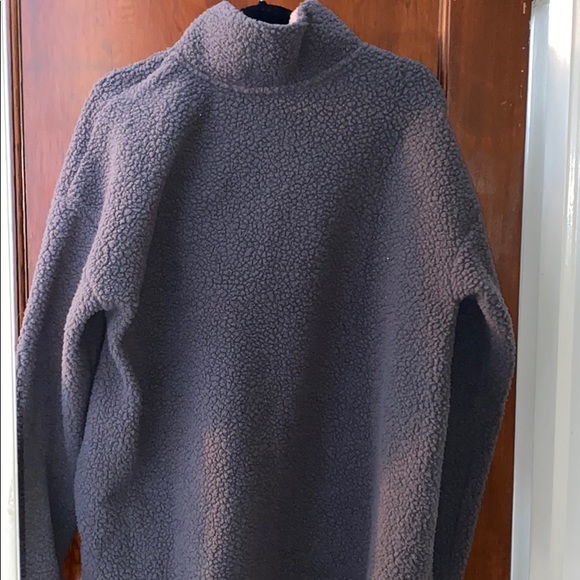 Purple 3/4 zip Sherpa - Picture 5 of 5